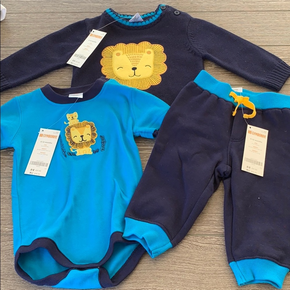 🆕 Gymboree Lion 3 piece set